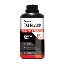 OXI BLACK F9 - Oxidação Preta Instantânea a Frio 1 L - Quimatic